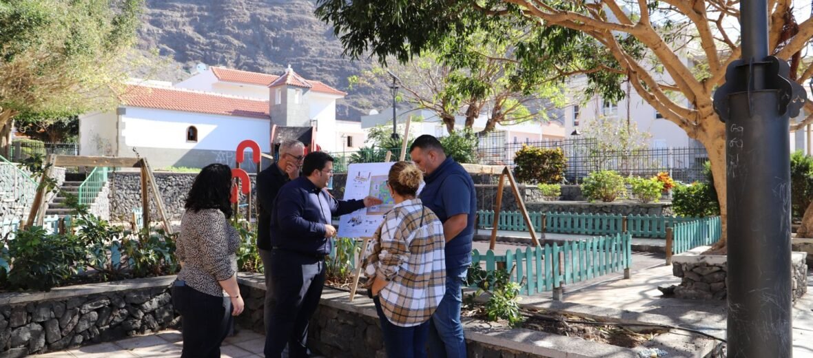 Comienza mejora del Parque Infantil Borbalán en Valle Gran Rey