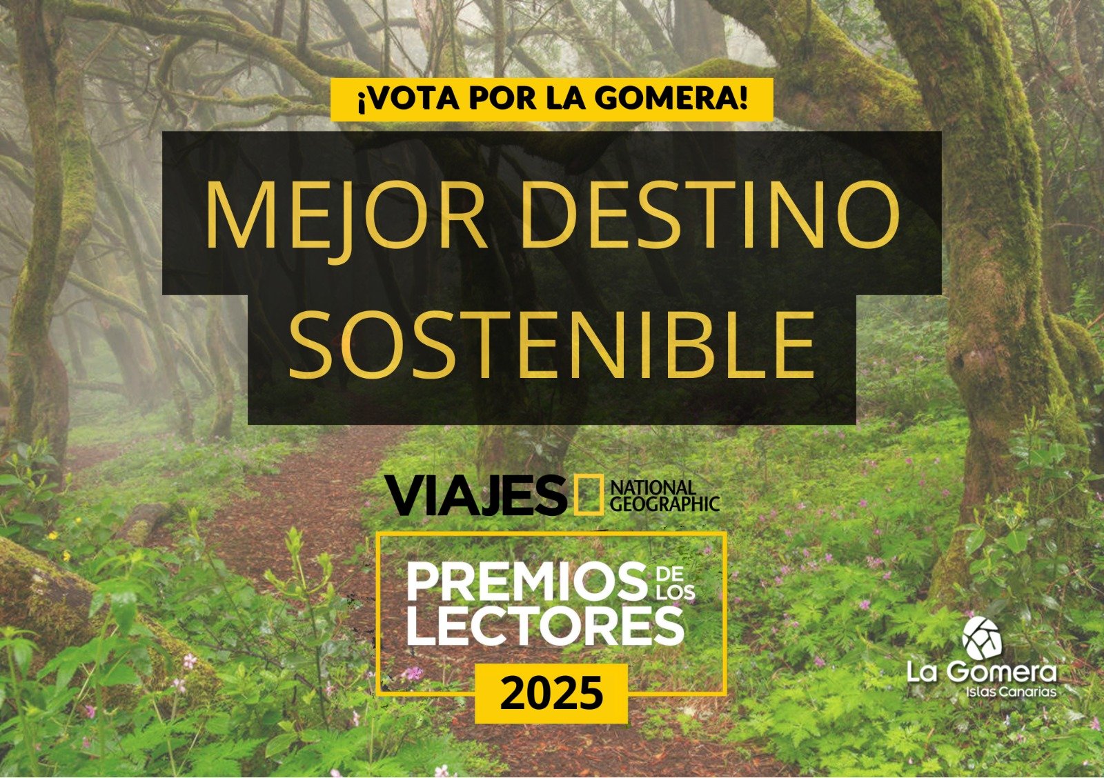 La Gomera, finalista en los National Geographic Travel Awards como mejor destino sostenible