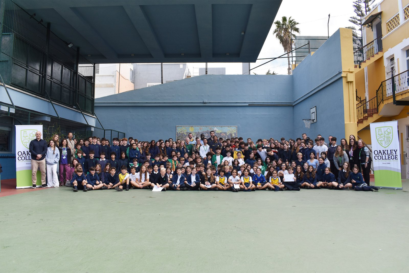 Visita atractiva de Oakley College a Gran Canaria Basketball Club