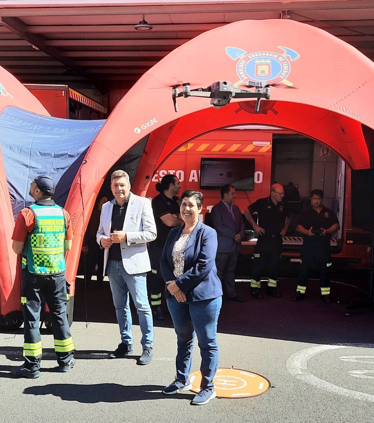 El Consorcio de Bomberos de Tenerife incorpora cuatro drones para rescates y evaluación de riesgos.