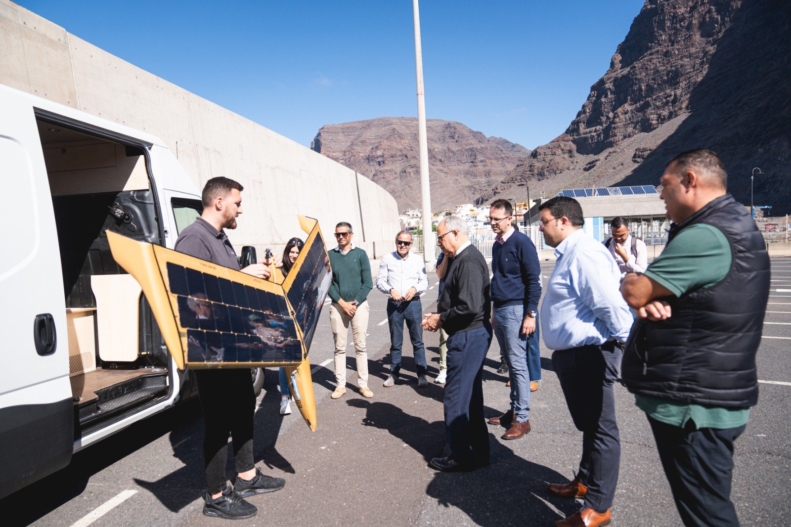 Gomera se convierte en centro de prueba de drones con primera compañía en sector