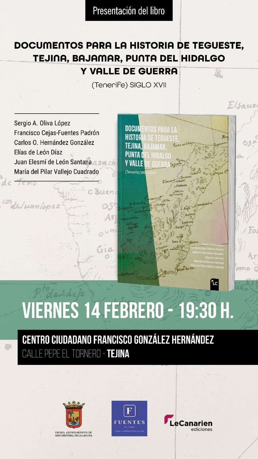 La Laguna recorre la vida cotidiana de la comarca nordeste durante el siglo XVII con el segundo tomo de Documentos para la Historia
