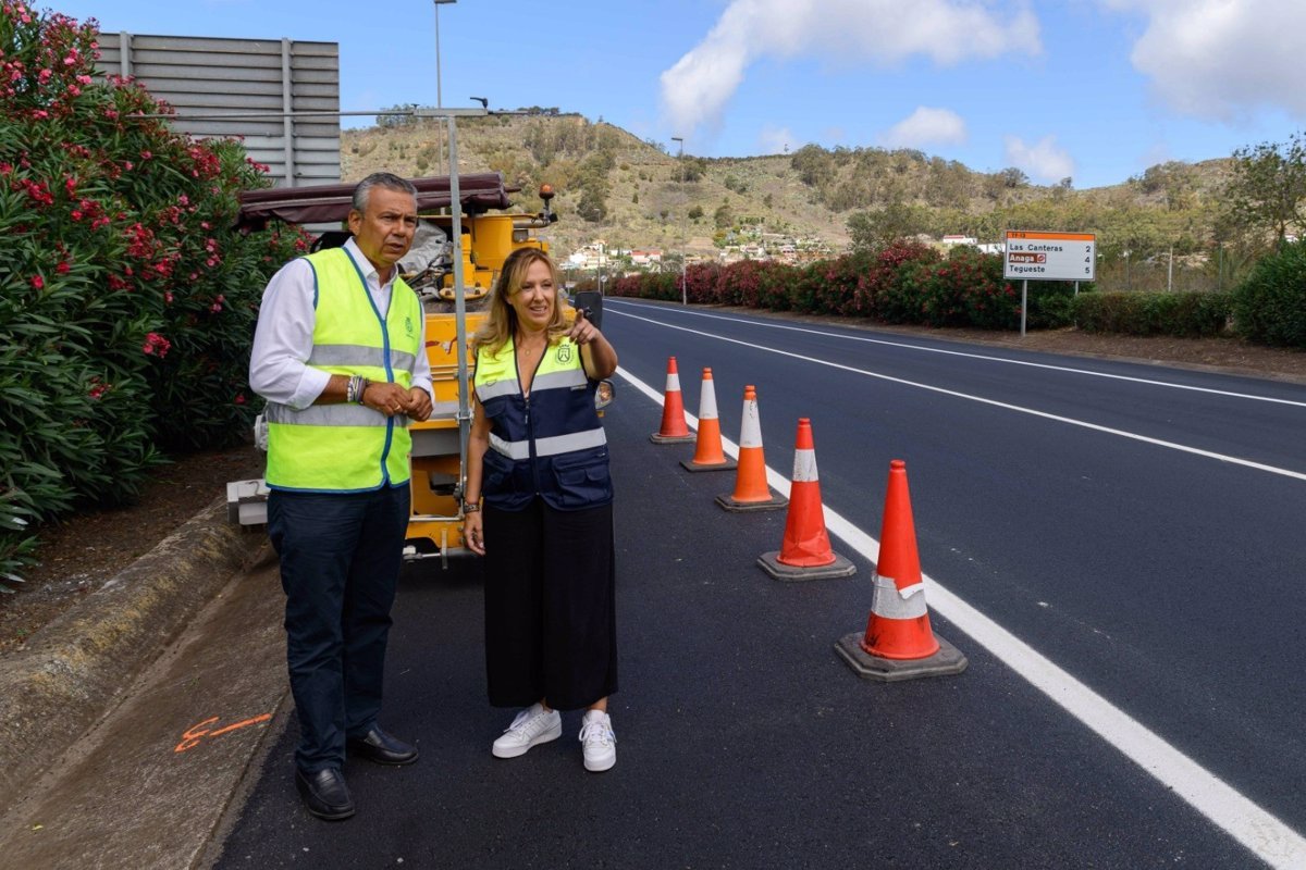La rehabilitación de obras en TF-1 finalizará en marzo según Cabildo