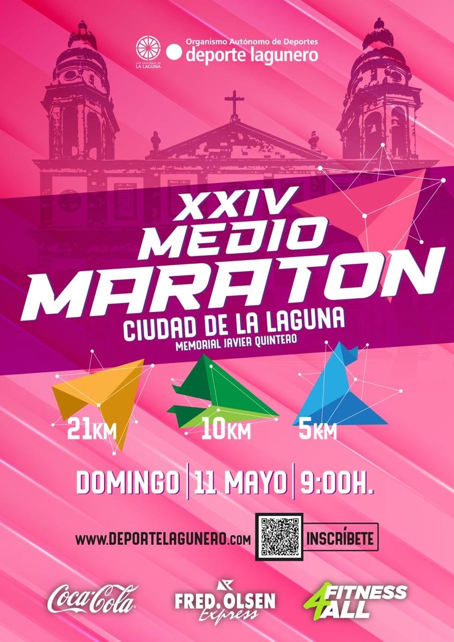 Abiertas las inscripciones para el XXIV Medio Maratón Ciudad de La Laguna
