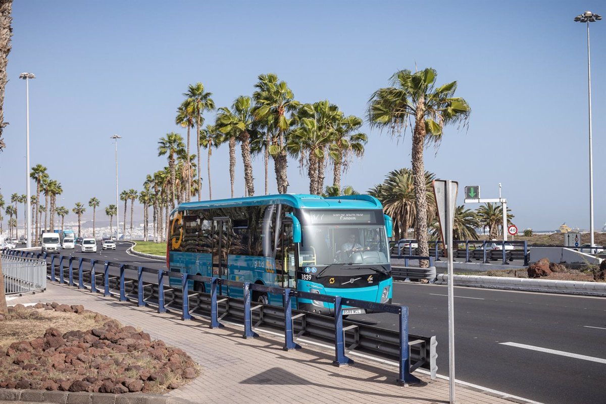 Ampliado horario de línea 91 para trabajadores turísticos en Gran Canaria