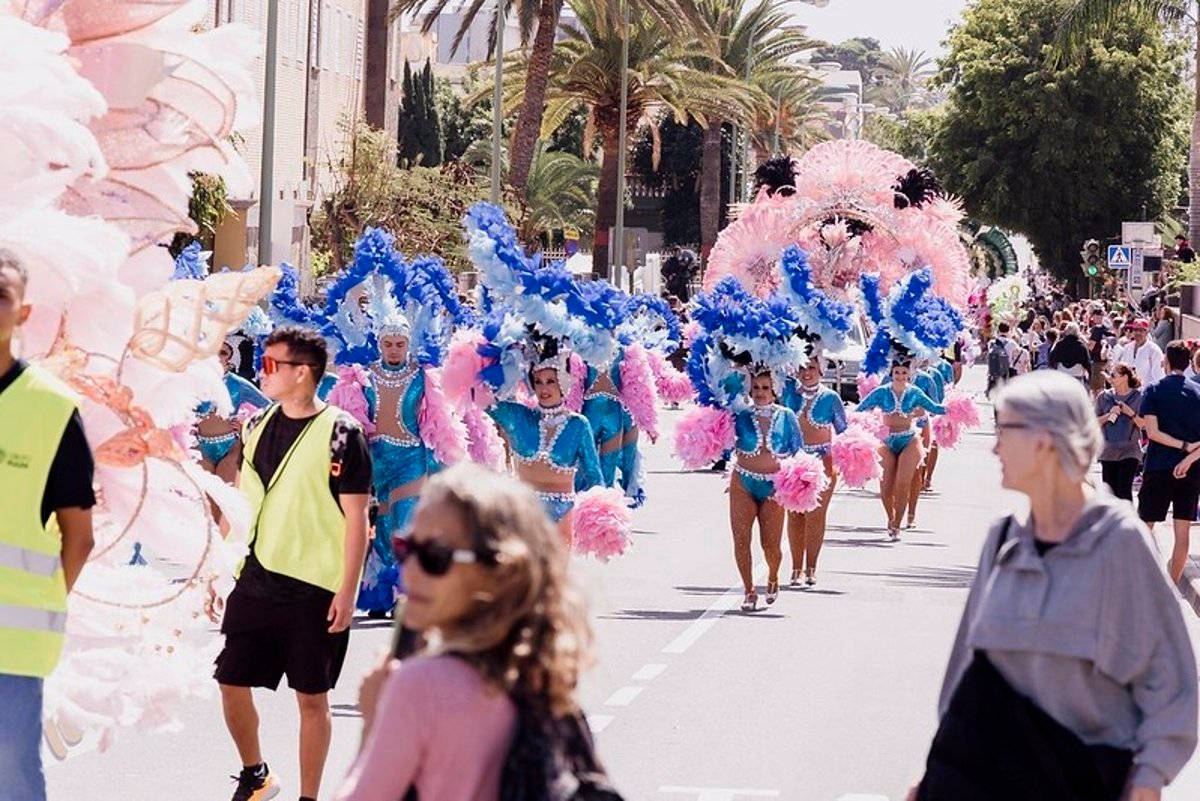 Aplazados eventos del Carnaval de Las Palmas por alerta de lluvias.