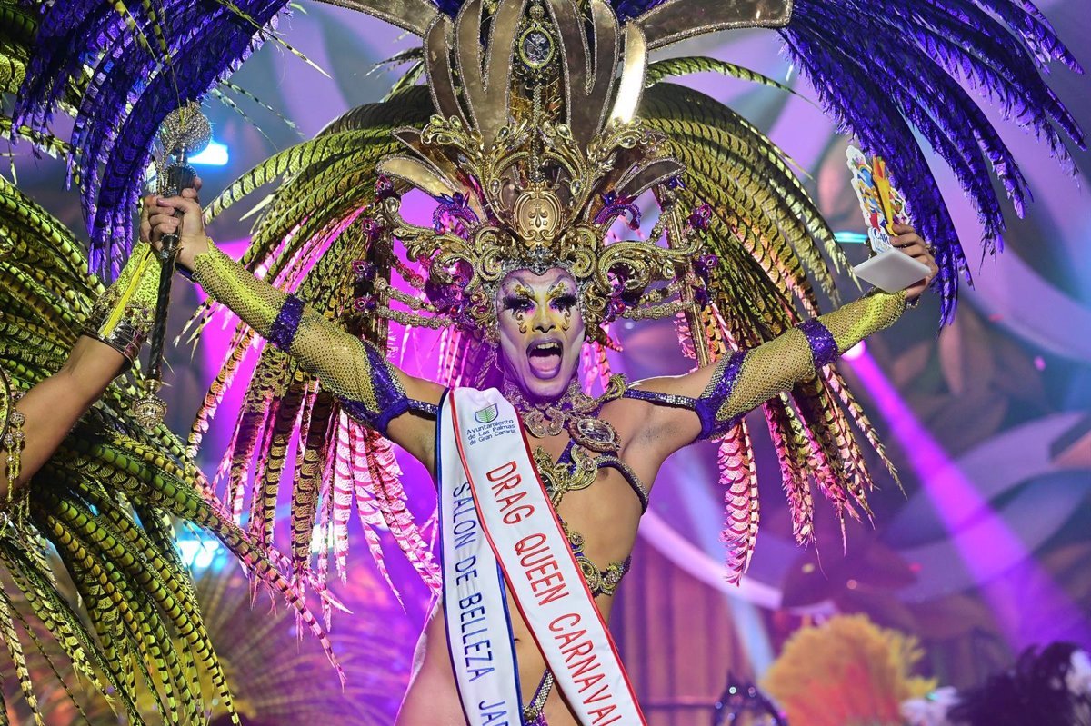 Drag Ármek gana la gala Drag Queen del Carnaval de Las Palmas de Gran Canaria 2025