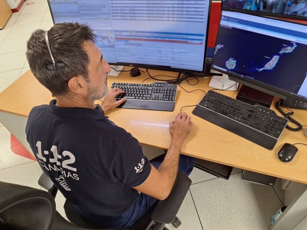 Hombre herido al salirse de la vía con su turismo en Las Palmas de Gran Canaria