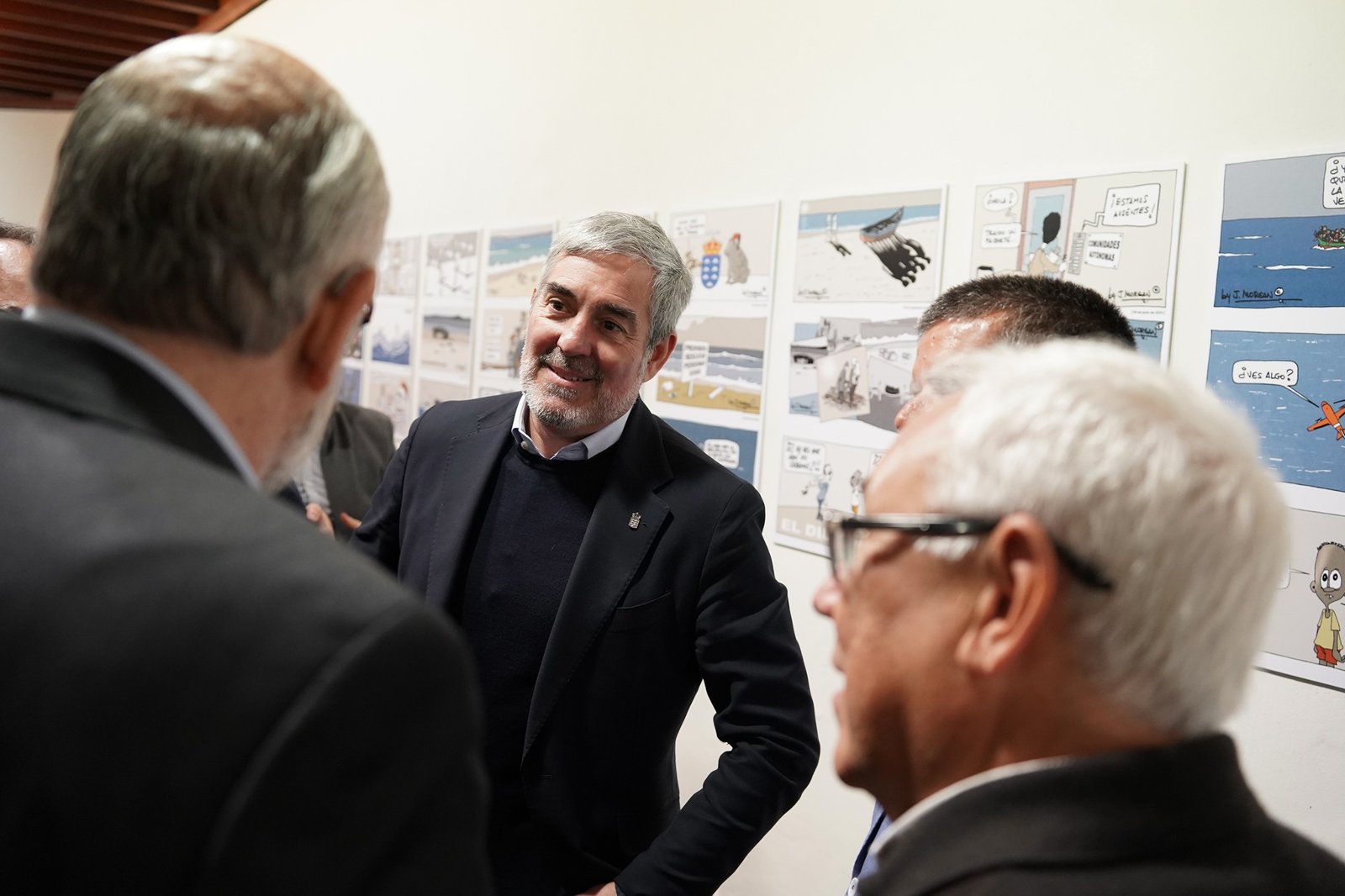 Inauguración de ‘Viñetas&Fronteras’ por el Presidente de Canarias – Portal de Noticias del Gobierno