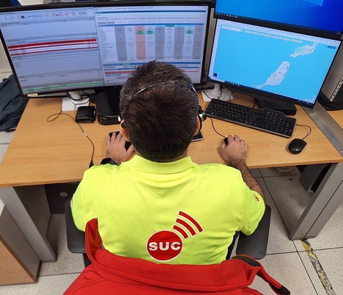 Tres heridos al chocar varios turismos en La Oliva (Fuerteventura)