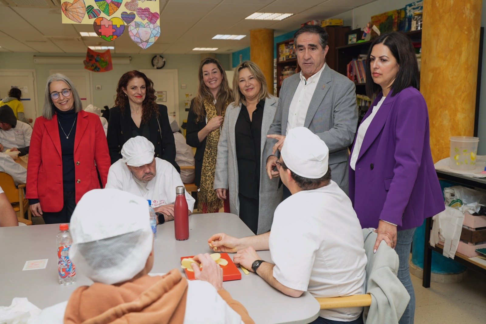 Visita del viceconsejero de Bienestar Social a la Vega de San Mateo