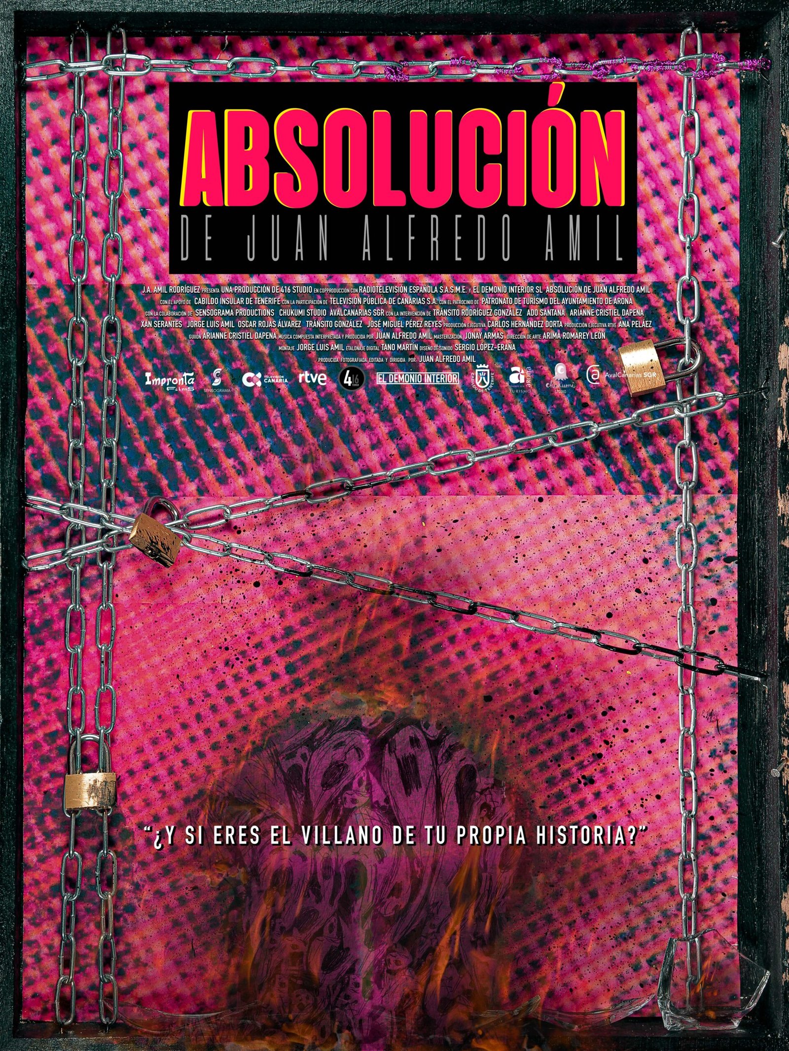 El Centro Cívico de Cabo Blanco acoge este jueves la proyección de ‘Absolución’ de Juan Alfredo Amil.

Dirigida y protagonizada por el cineasta aronero, esta película documental ha obtenido diez candidaturas a los Goya. El acto de presentación y proyección de este largometraje patrocinado por el Patronato de Turismo de Arona será de entrada gratuita e incluirá un coloquio con Amil.

El Centro Cívico de Cabo Blanco acogerá a las 18.30 horas de este jueves la proyección del documental ‘Absolución’, una historia narrada en primera persona sobre la lucha del cineasta aronero Juan Alfredo Amil contra la obesidad mórbida y contra el miedo a la muerte por la intervención quirúrgica de alto riesgo que tiene que enfrentar para bajar de peso. Esta es, además, una historia de aceptación y superación personal que destaca por la sinceridad y por no dejar indiferente a prácticamente nadie.

Esta película patrocinada por el Patronato de Turismo del Ayuntamiento de Arona se estrenó en diciembre de 2023. Y es ahora cuando será presentada y proyectada formalmente en el municipio natal de su director, cuyos paisajes también quedan magistralmente retratados en el filme.

Al término del evento habrá un coloquio protagonizado por la alma mater de este largometraje. La entrada será gratuita hasta completar aforo. ‘Absolución’ obtuvo diez candidaturas a los Premios Goya en las categorías Mejor Película, Mejor Película Documental, Mejor Música Original, Mejor Montaje, Mejor Dirección, Mejor Dirección de Producción, Mejor Dirección de Arte, Mejor Guión Original, Mejor Dirección de Fotografía y Mejor Sonido.

Con una duración de 88 minutos, este es el primer largometraje de Amil. El guion es obra de Arianne Cristiel Dapena y la producción de sonido de Sergio López Eraña.