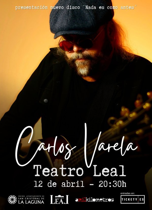 Carlos Varela presenta su nuevo disco en el Teatro Leal