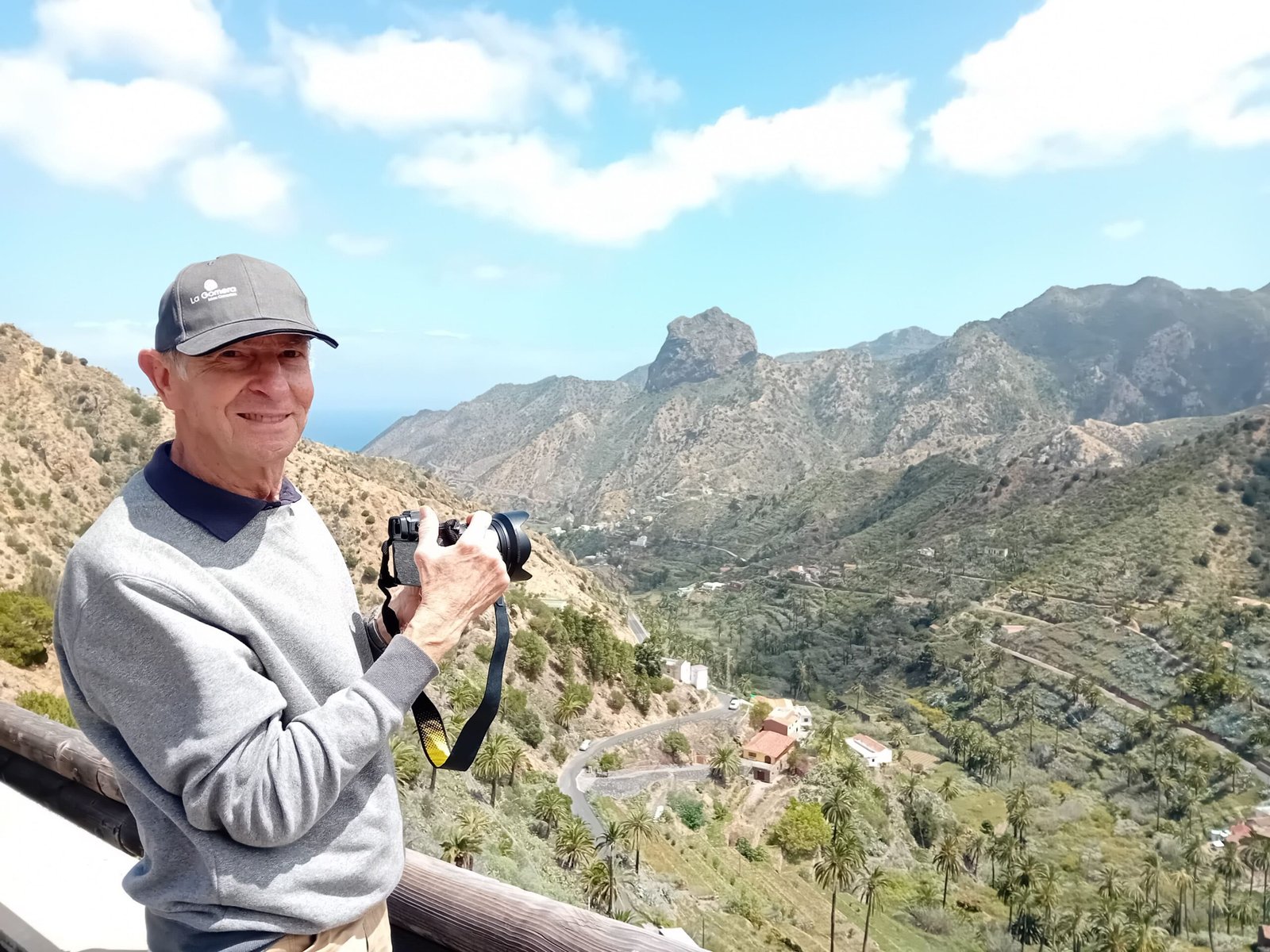 La Gomera seduce al periodista austriaco Manfred Ruthner