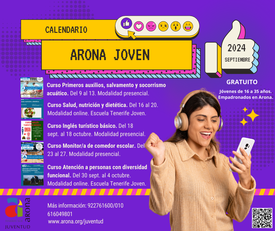 Juventud inicia la programación de cursos gratuitos para jóvenes en Arona
