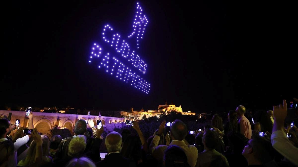 La Laguna celebra 25 años de Patrimonio Mundial con un espectáculo de drones