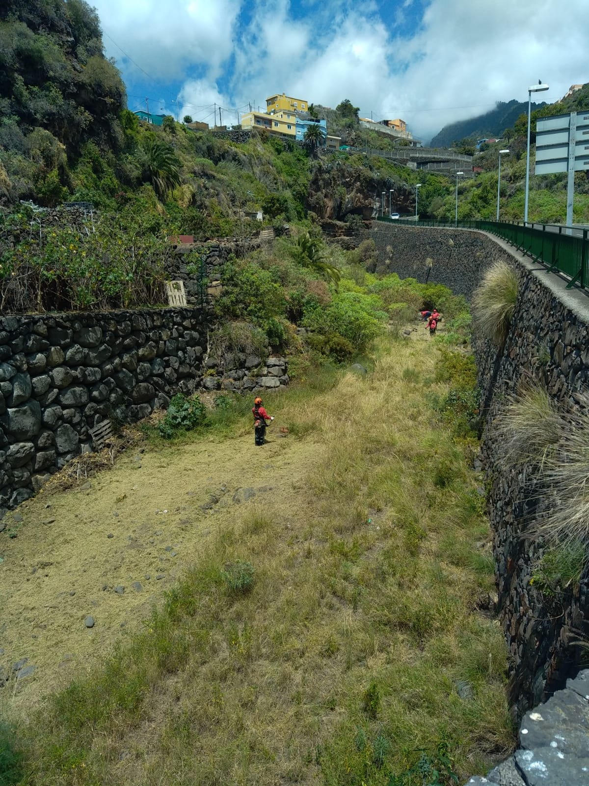 Mejoras en el Barranco de Las Nieves para las Fiestas Lustrales