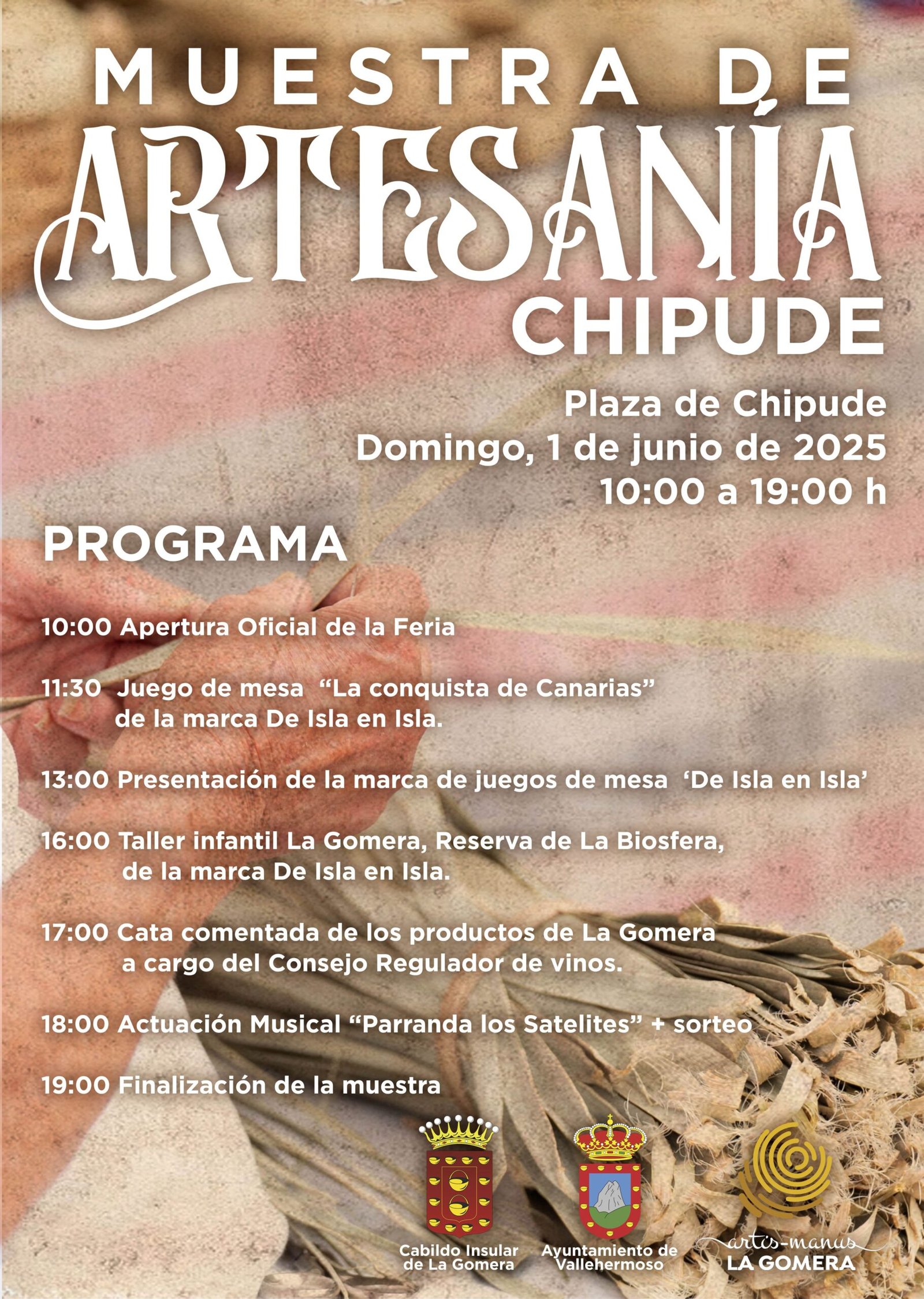 Muestra de Artesanía en Chipude: Celebración de tradiciones y talento artesanal