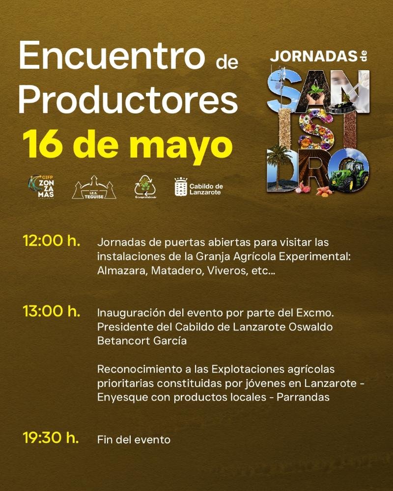 Primeras Jornadas de San Isidro Labrador en Lanzarote
