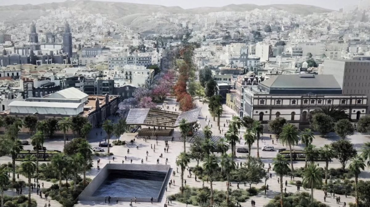 Recuperación de puentes históricos y vegetación canaria en Paseo Guiniguada