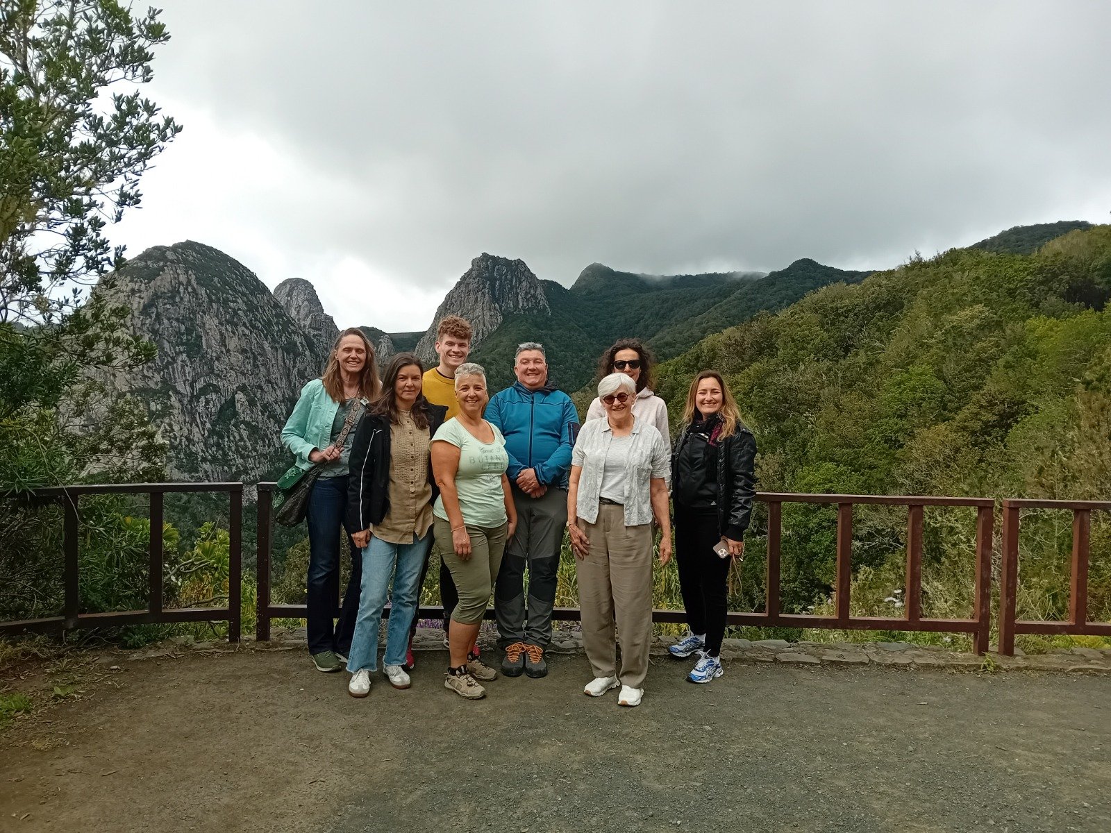 Visita de agencias suizas especializadas en turismo activo a La Gomera