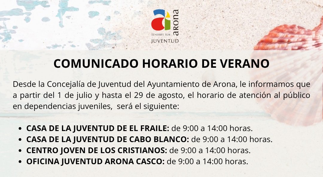 Comunicado sobre el Horario de Verano en Dependencias Juveniles
