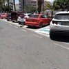 Aviso de Tráfico en Calle Bélgica en Las Galletas con motivo de señalización vial