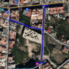 Mapa avisos de tráfico en Valle San Lorenzo con motivo de pintura vial