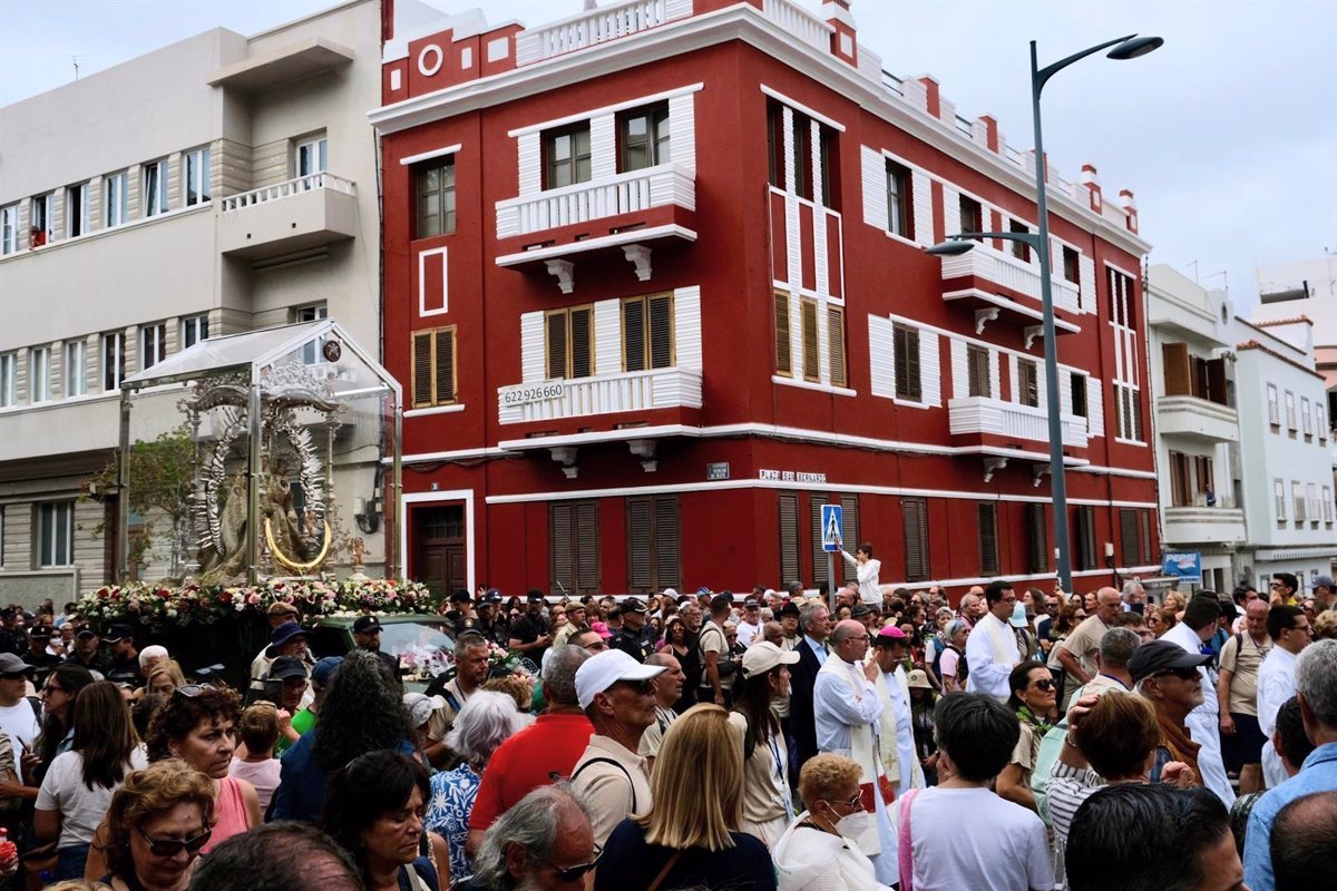 Dispositivo de seguridad y tráfico por regreso de la Virgen del Pino