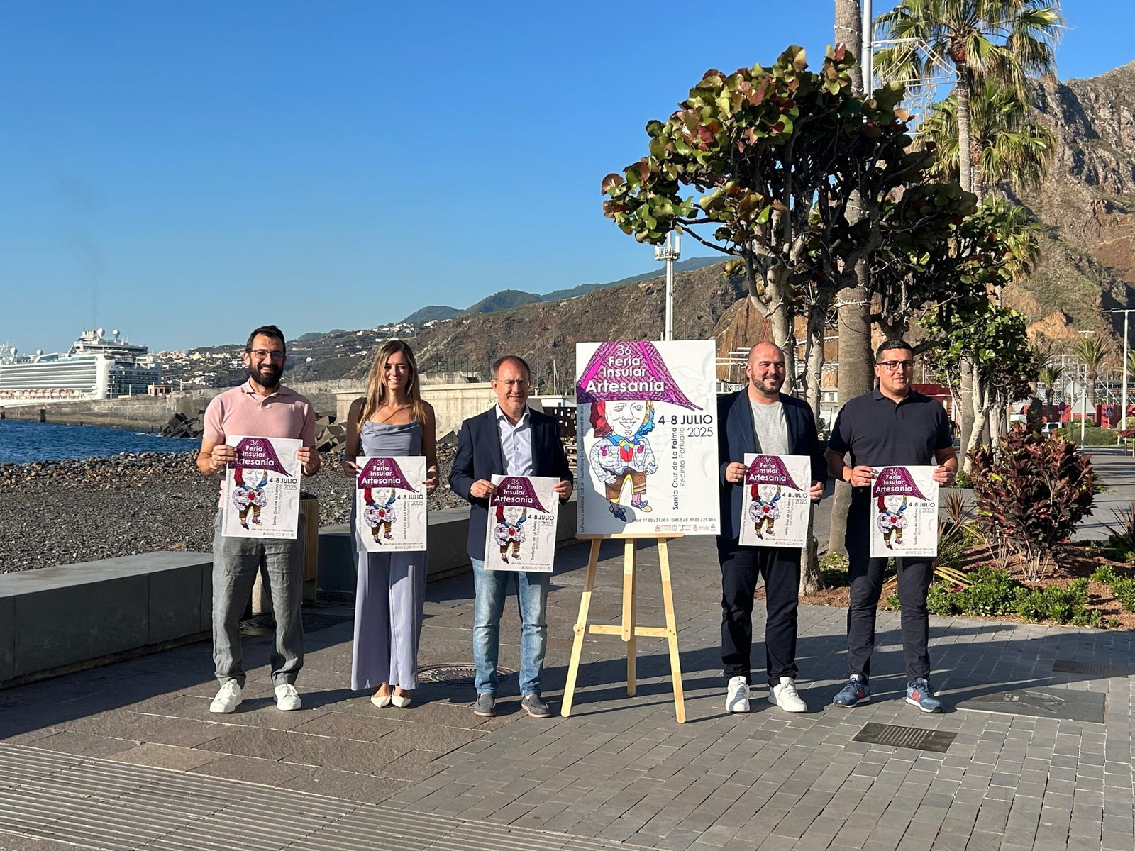 La 36ª Feria Insular de Artesanía en Santa Cruz de La Palma: 126 artesanos y 22 empresas de alimentación reunidos