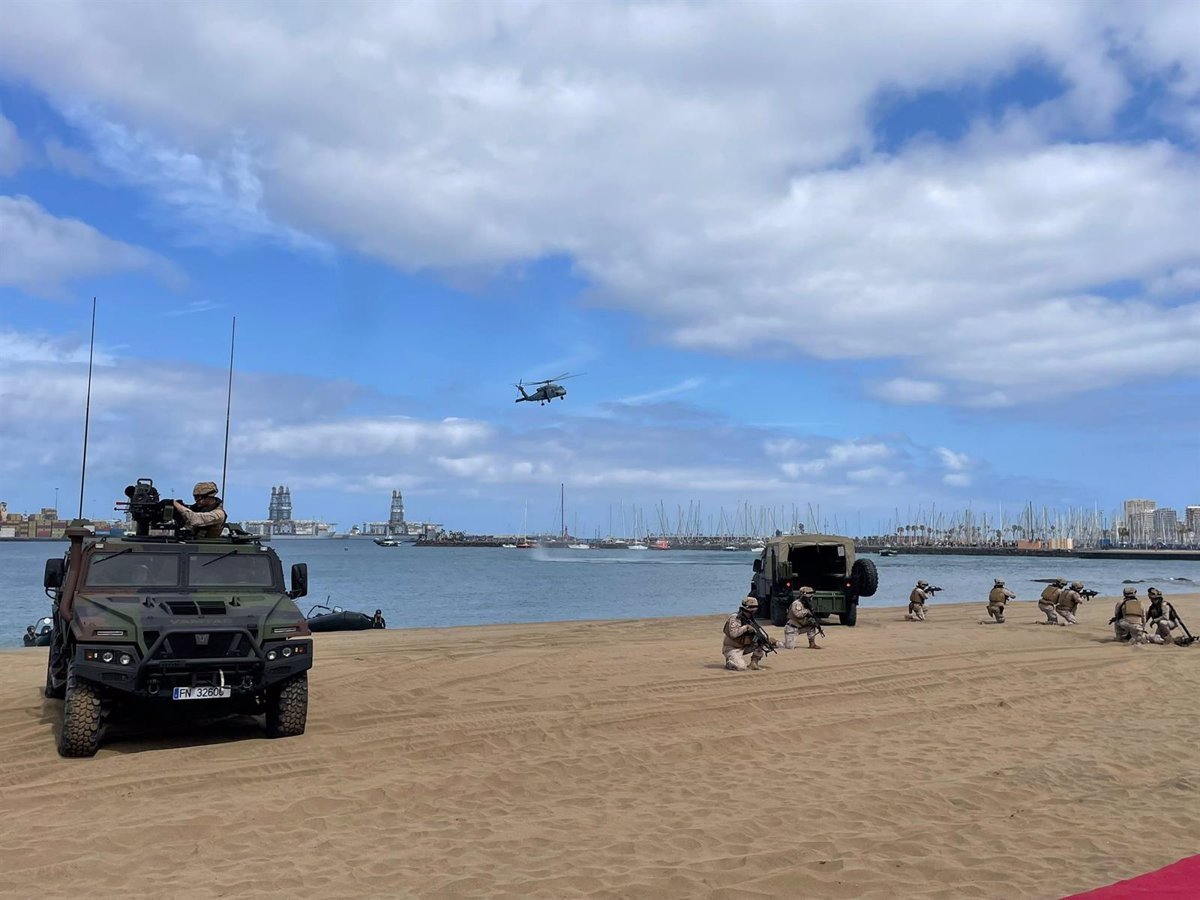 Las Fuerzas Armadas exhiben sus recursos y capacidades en Las Palmas de Gran Canaria