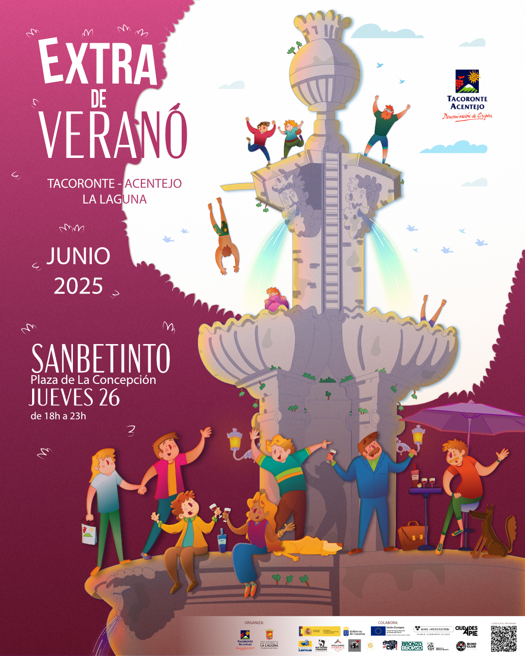SanBetinto, la gran cita enológica del ‘Extra de Verano Tacoronte-Acentejo’ en La Laguna.