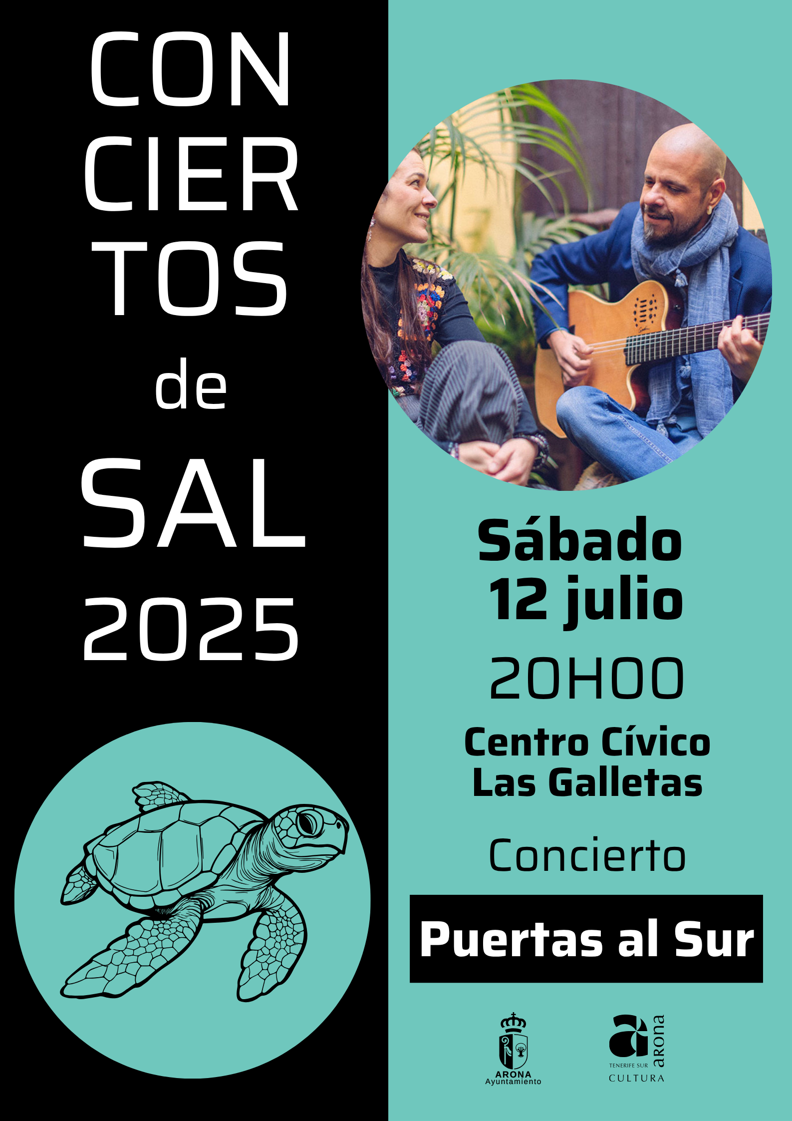 Arona se llena de música este fin de semana con tres conciertos gratuitos