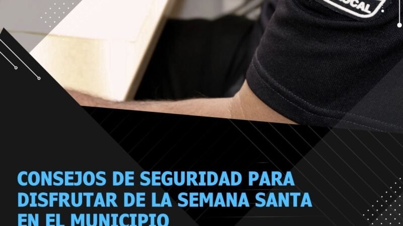 El Ayuntamiento de Arona ofrece recomendaciones para disfrutar de la Semana Santa con seguridad
