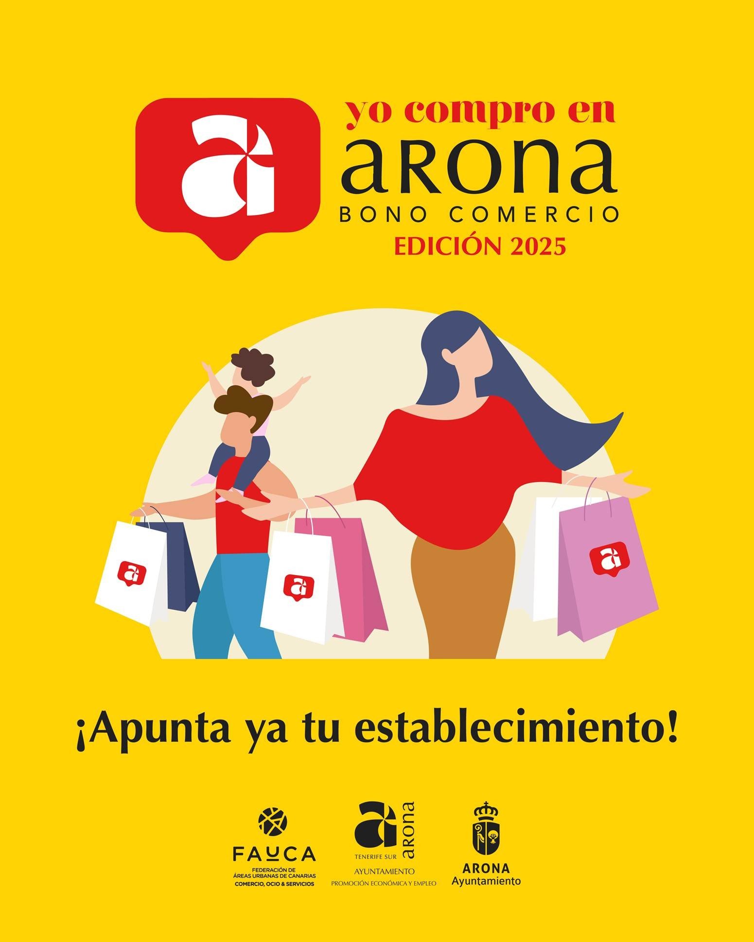 Además, se ha establecido un límite de 300 bonos por comercio participante, con el objetivo de llegar a la mayor cantidad de establecimientos posibles y dinamizar la economía local.

El plazo de inscripción estará abierto hasta el 31 de diciembre de 2025, y se espera que esta iniciativa tenga un impacto positivo en el sector comercial de Arona, incentivando a los ciudadanos a realizar sus compras en los comercios locales y contribuyendo al desarrollo económico del municipio.

Para más información y detalles sobre el Programa Bono Comercio Arona 2025, se puede acceder a la página web oficial del Ayuntamiento de Arona o contactar directamente con FAUCA.