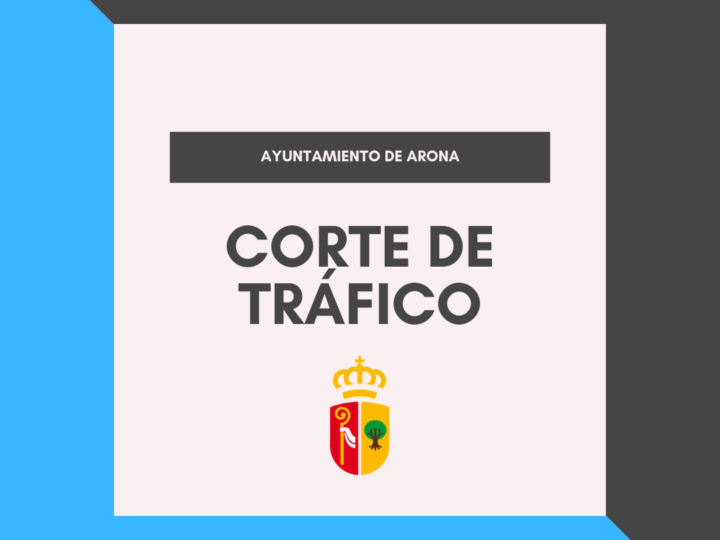 Aviso de Tráfico en Avenida Antonio Domínguez en Playa de Las Américas