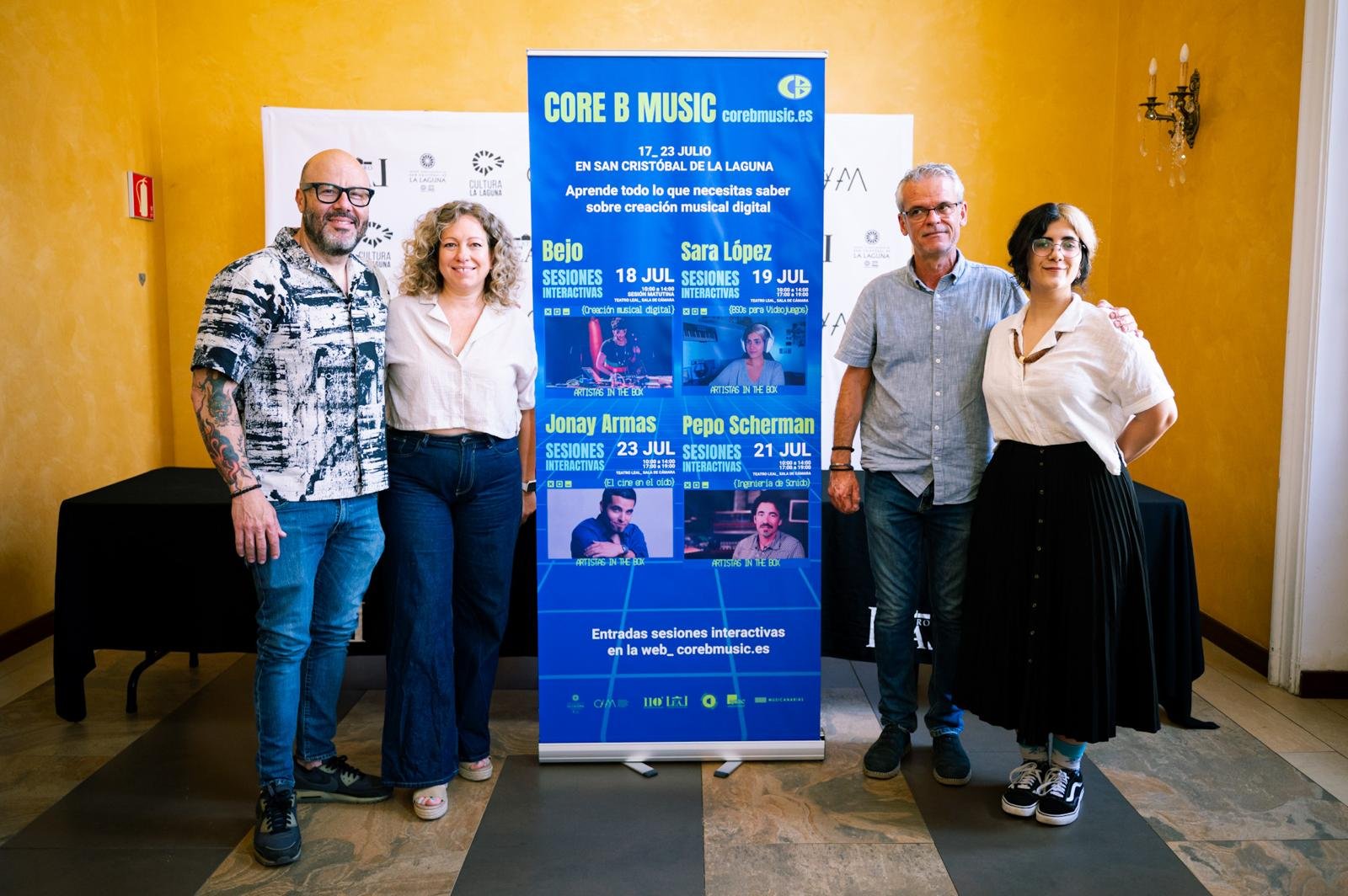 Cultura La Laguna impulsa la formación musical digital con Core B Music