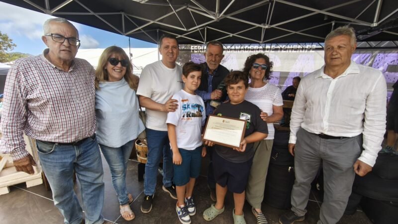 D. Wladimiro Rodríguez Brito, galardonado con el Premio «Pedro Molina Ramos 2025» por su labor en el sector primario de La Laguna.