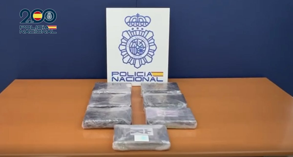 Detenido conductor en Lanzarote con 7,5 kilos de cocaína tras circular de forma errática