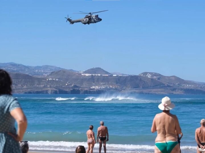Drones y helicópteros participarán en día de prevención de ahogamientos en Las Palmas