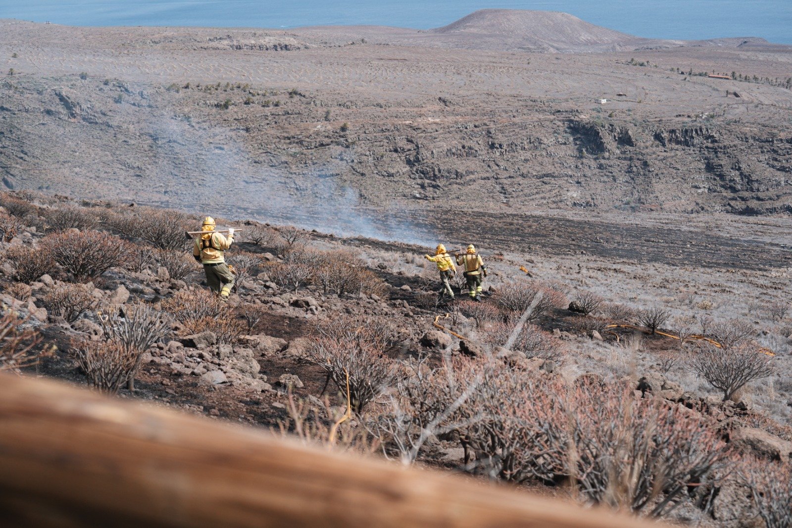 El Cabildo de La Gomera aplica medidas preventivas ante alerta por temperaturas y riesgo de incendios forestales
