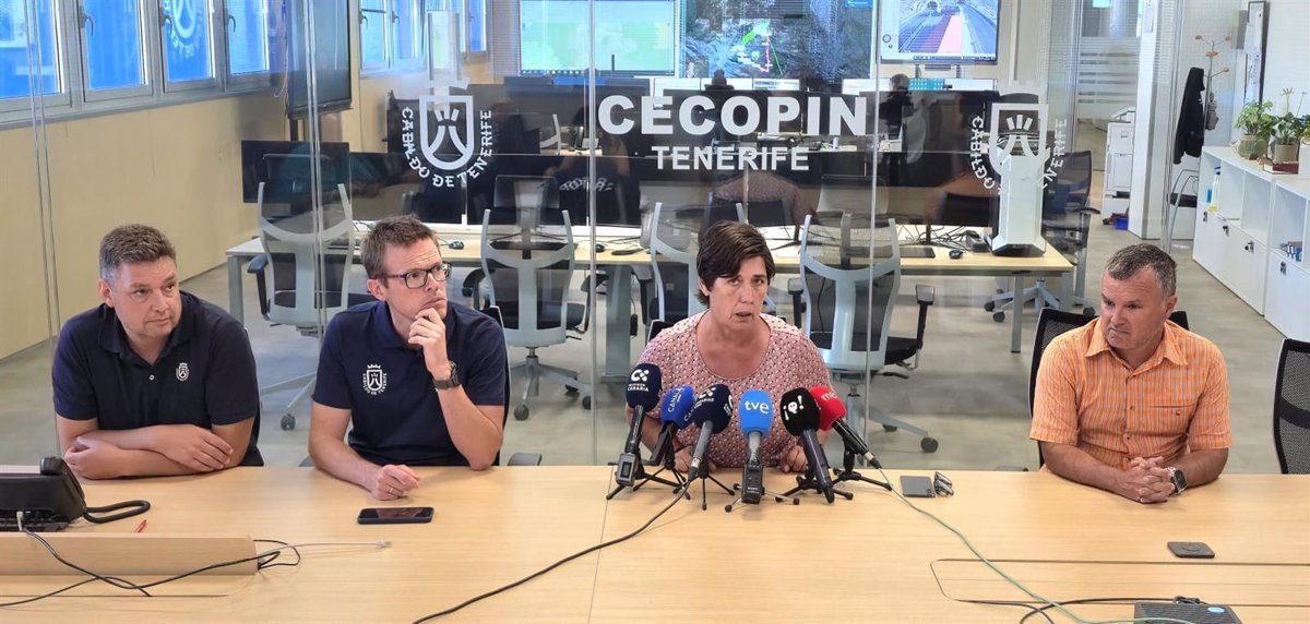 El Cabildo de Tenerife controla incendio en El Tanque y baja emergencia a 0