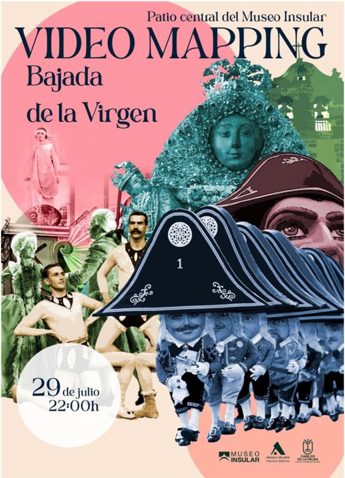 El Cabildo proyecta video mapping conmemorativo de la Bajada de la Virgen