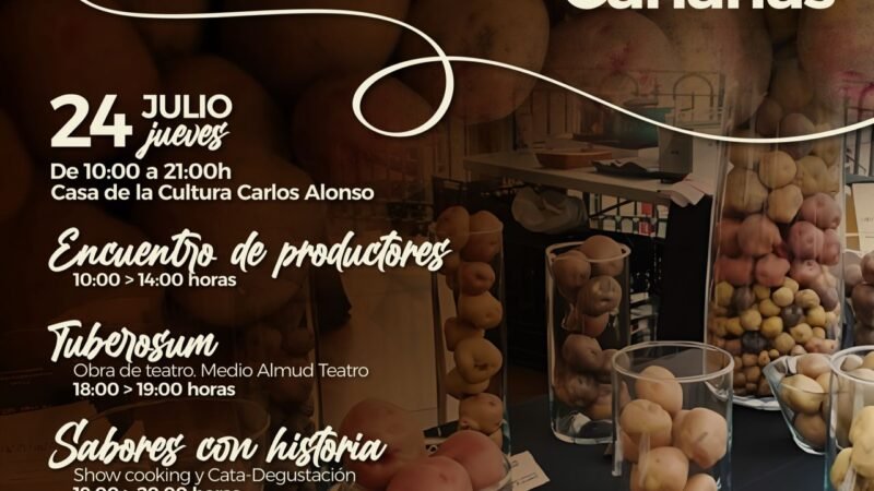 Encuentro de productores de papas antiguas de Canarias Agrocanarias en El Rosario