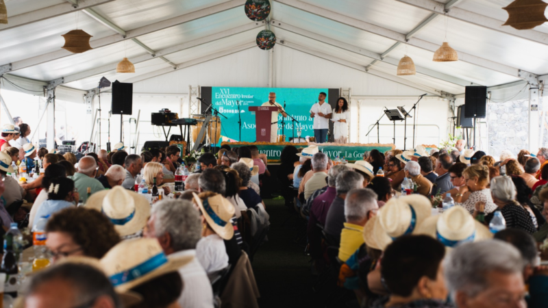 Éxito del Encuentro del Mayor en Vallehermoso: más de 800 personas disfrutan de una jornada de convivencia y tradición.