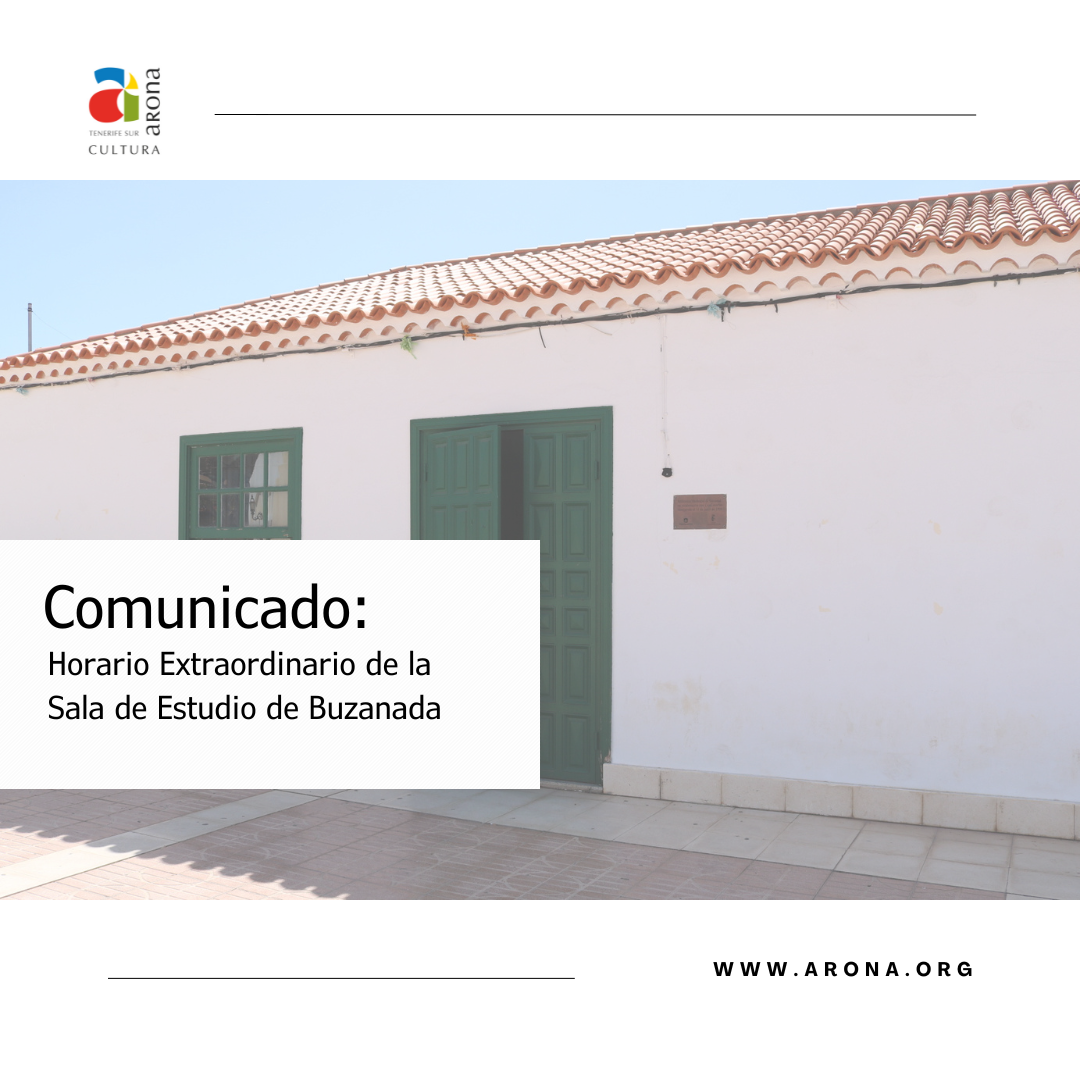 Horario Extraordinario de la Sala de Estudio de Buzanada: Cierre Temporal.