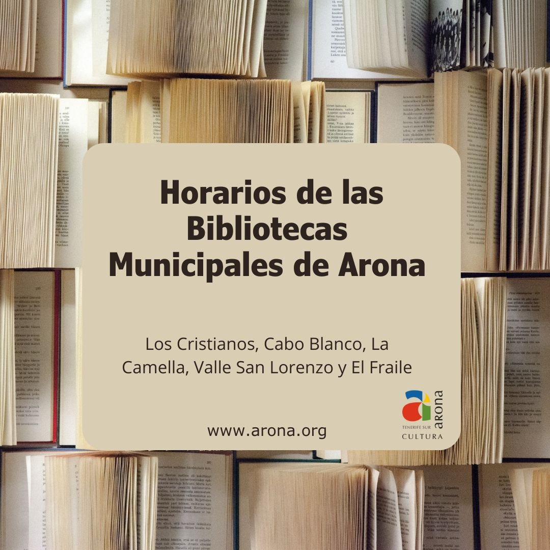 Horarios especiales de bibliotecas y sala de estudio en Los Cristianos por Carnaval.