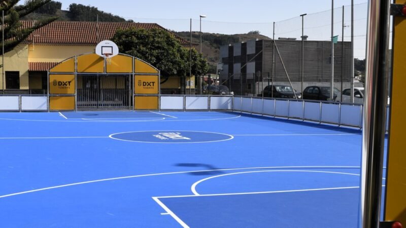 Inaugurada nueva pista multideporte en San Lázaro por el Ayuntamiento de La Laguna y el Cabildo de Tenerife