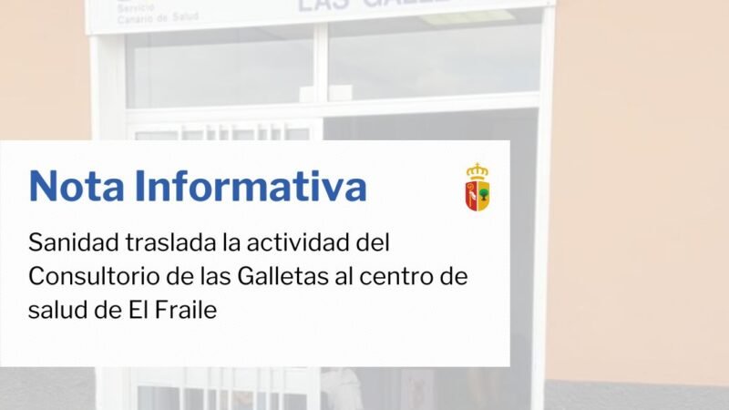 Incendio en Consultorio Periférico de Las Galletas: Actividad trasladada al Centro de Salud de El Fraile