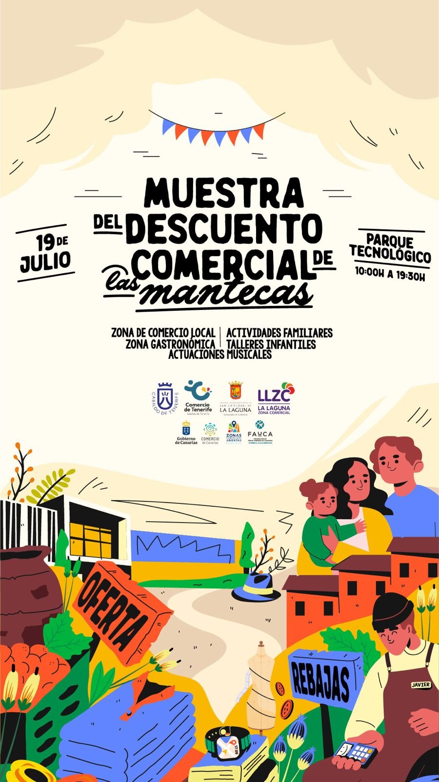 Jornada festiva en Las Mantecas: comercio, gastronomía y música en vivo